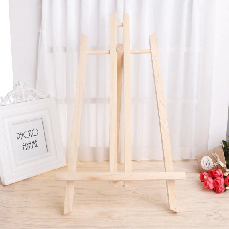 Wood Easel Advertisement Exhibition Display Shelf Holder Studio Painting Stand Drop Shipping Support