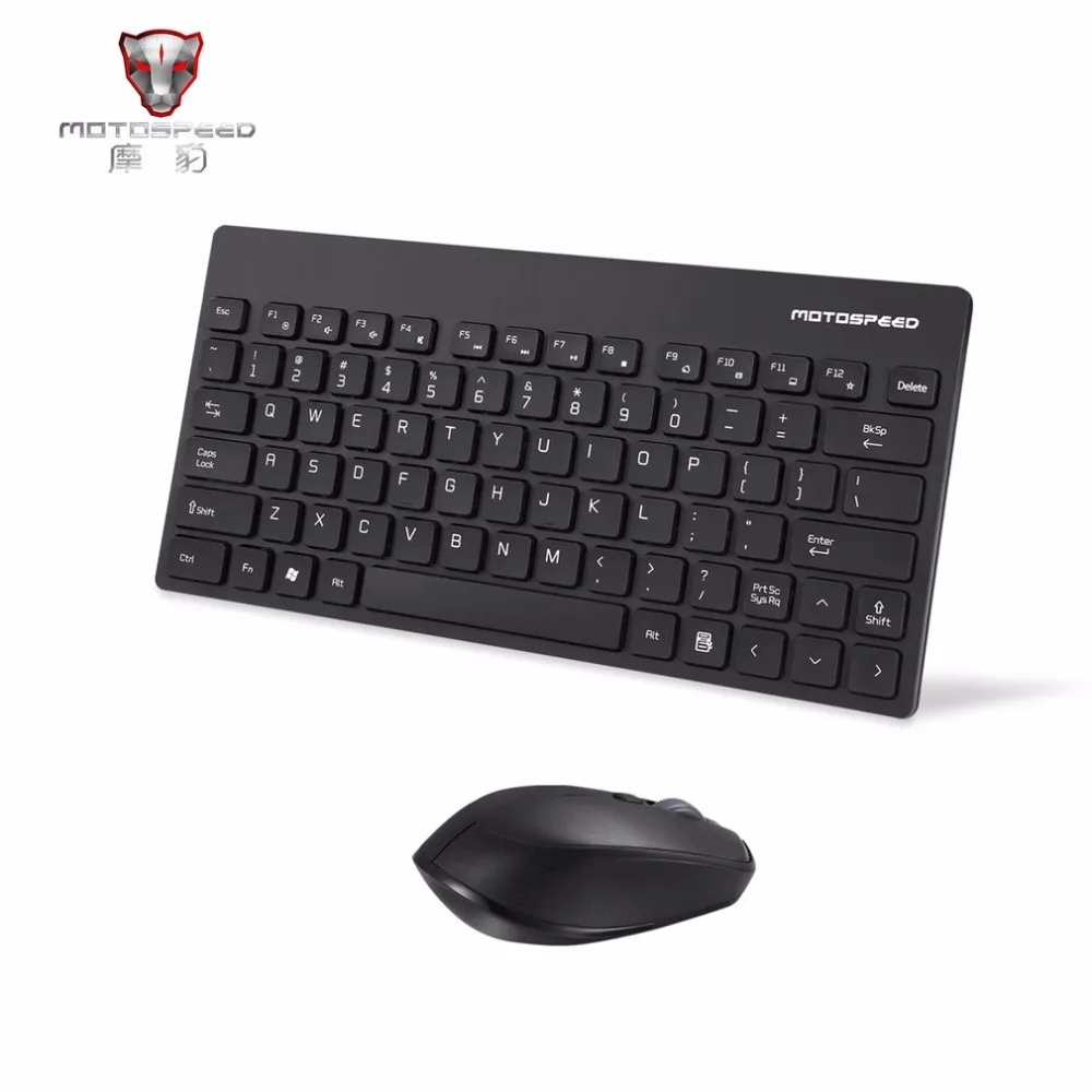 

Motospeed Fashion 2.4GHZ Wireless Keyboard Mouse Set Lightweight 1600DPI Keyboard Mouse Set For PC Laptop Computer Free Shipping