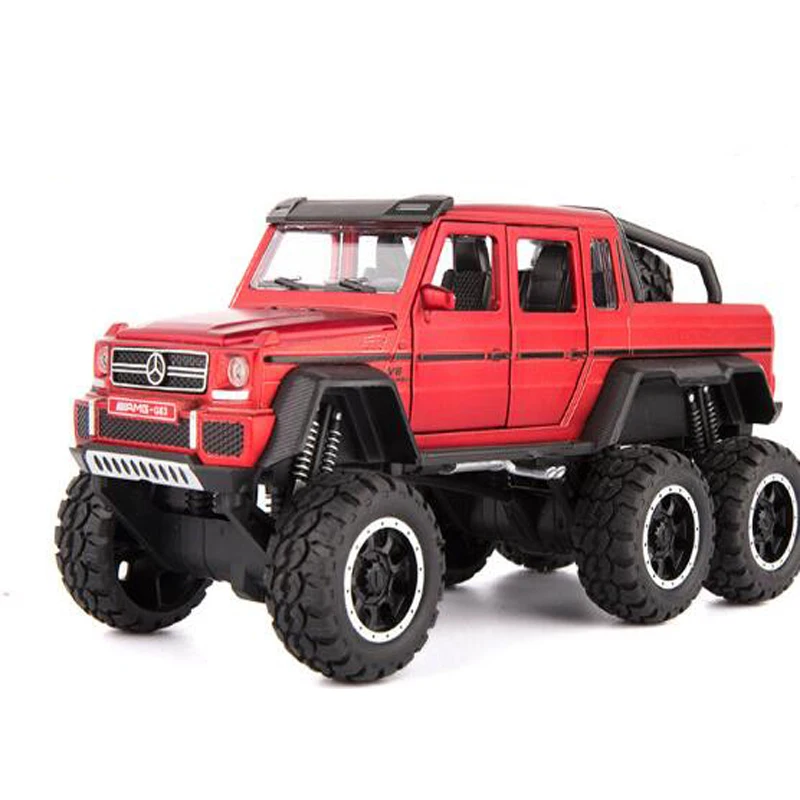 

1:32 Metal Truck G63 Pickup Toy Cars Alloy Pickup Truck Simulation Sound And Light And Sliding Car Big Truck Toy Boy Kids Gift