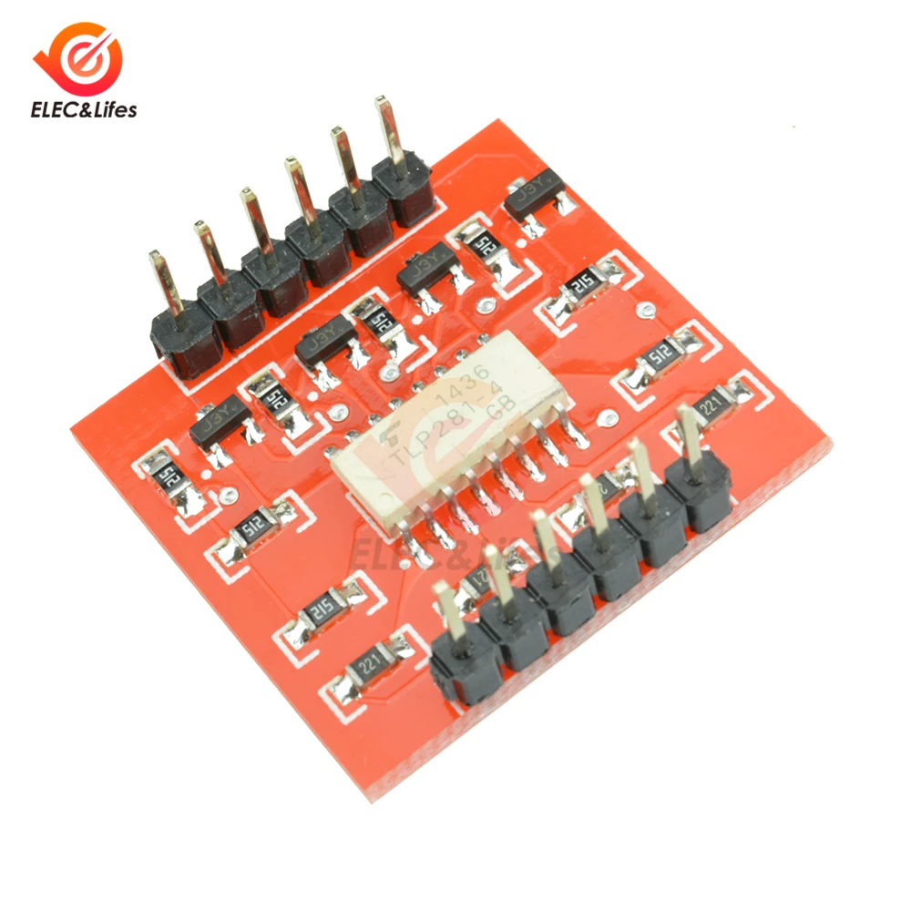 

TLP281 4-Channel Opto-isolator IC Module For Arduino Expansion Board High And Low Level Optocoupler Isolation board TLP281