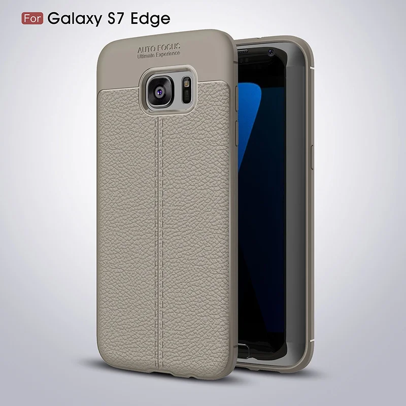 litchi leather silicone case samsung s7 edge (22)
