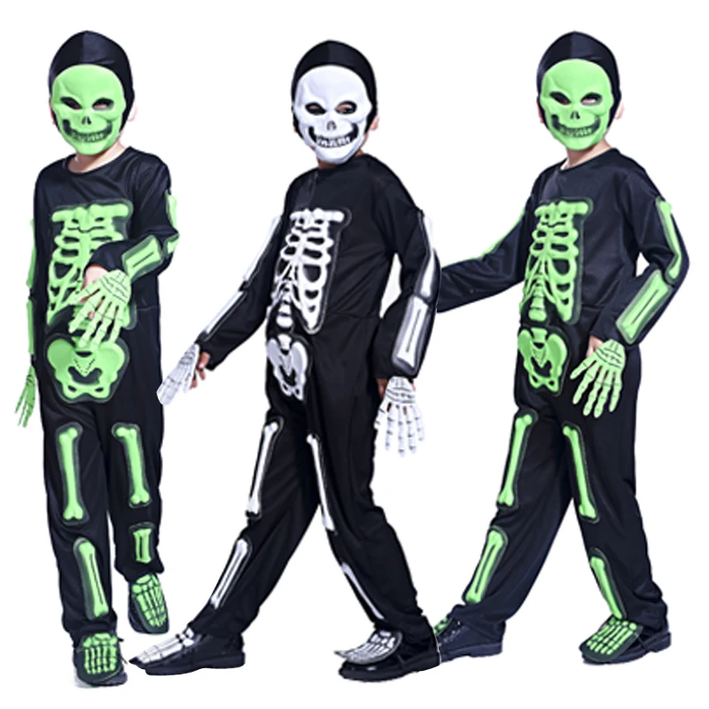 Buy Halloween costume party dress skeleton ghost