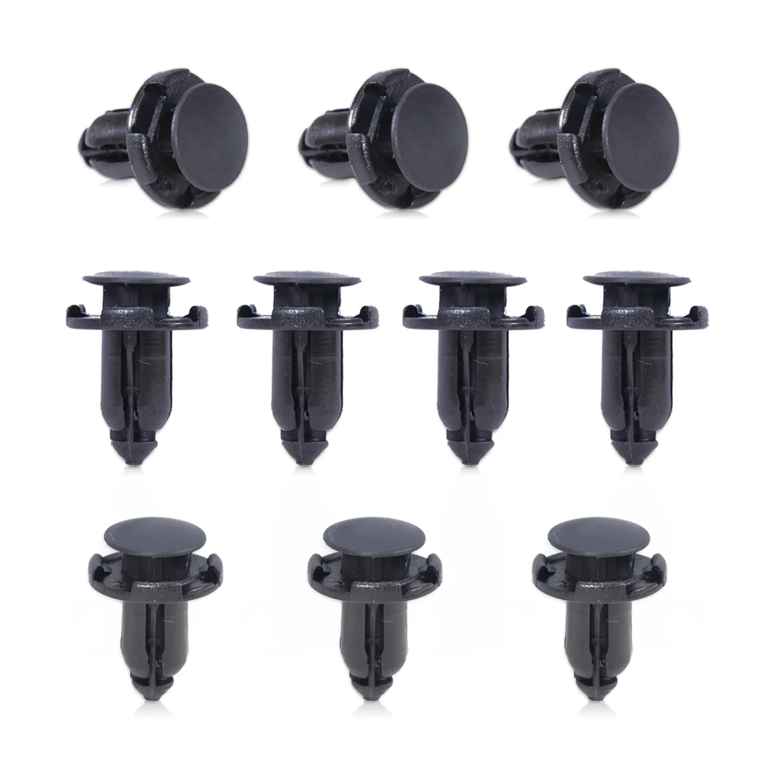 

CITALL MR-200300 10Pcs Nylon Fender & Bumper Push-Type Clip Retainer For Mitsubishi Galant Lancer Mirage Pajero Honda Dingo