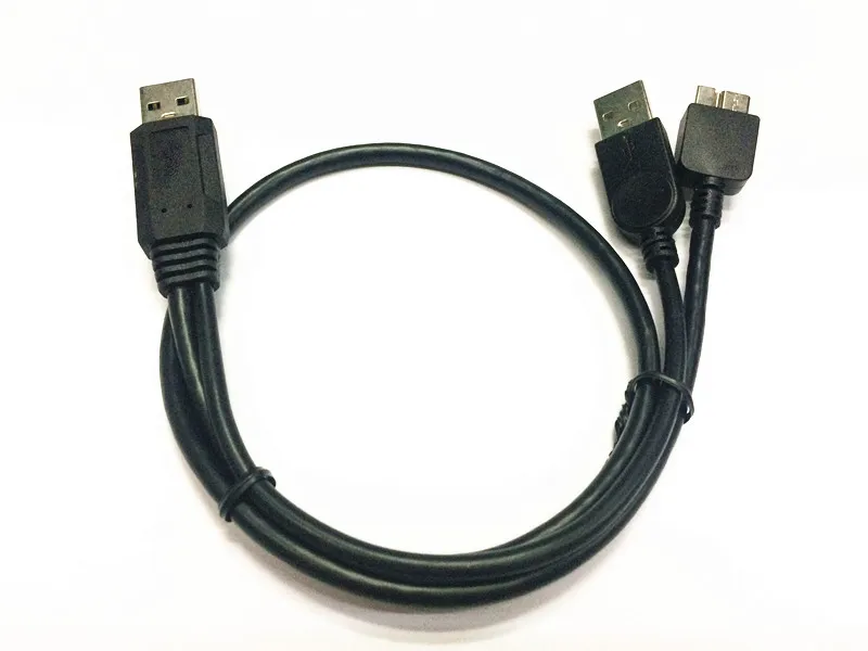 Внешний жесткий диск USB 3 0 dual Power Y Shape 2 x Type A на Micro B Cable|cable external hard drive|usb 3.0 dualcable micro b |