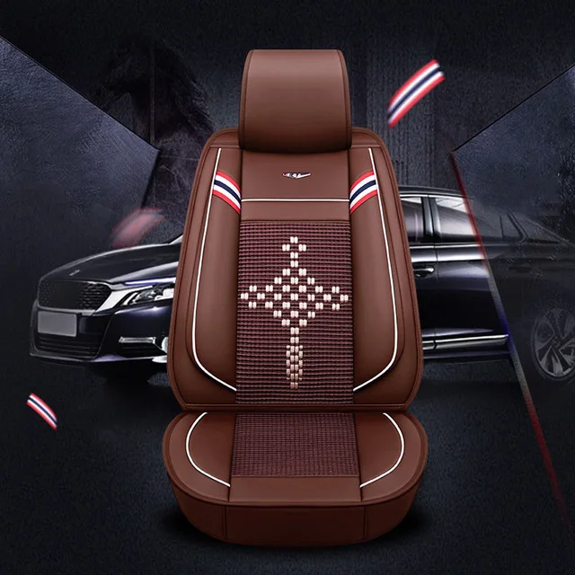 Coffee LCRTDS шелковые чехлы для автомобильных сидений для Toyota Corolla Verso 2006 cruiser 200 estima fj cruiser fortuner hilux lc 200 mark 2 - Название цвета: Coffee