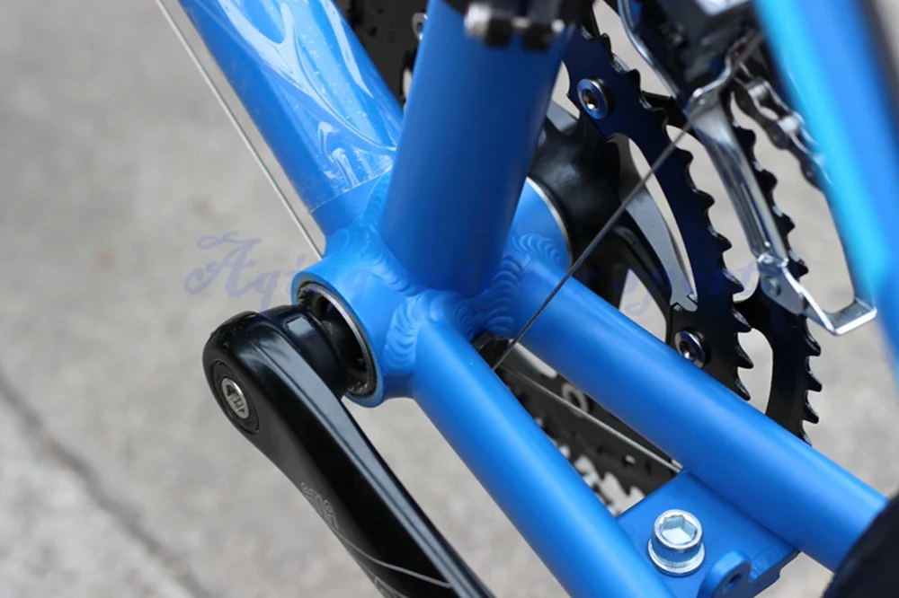 Perfect JAVA LIMIITED CL 20" Minivelo Bike Hydraulic Disc Brake Uniex High Quality Urban 406 City Mini velo Bicycle 18 Speed Blue 15