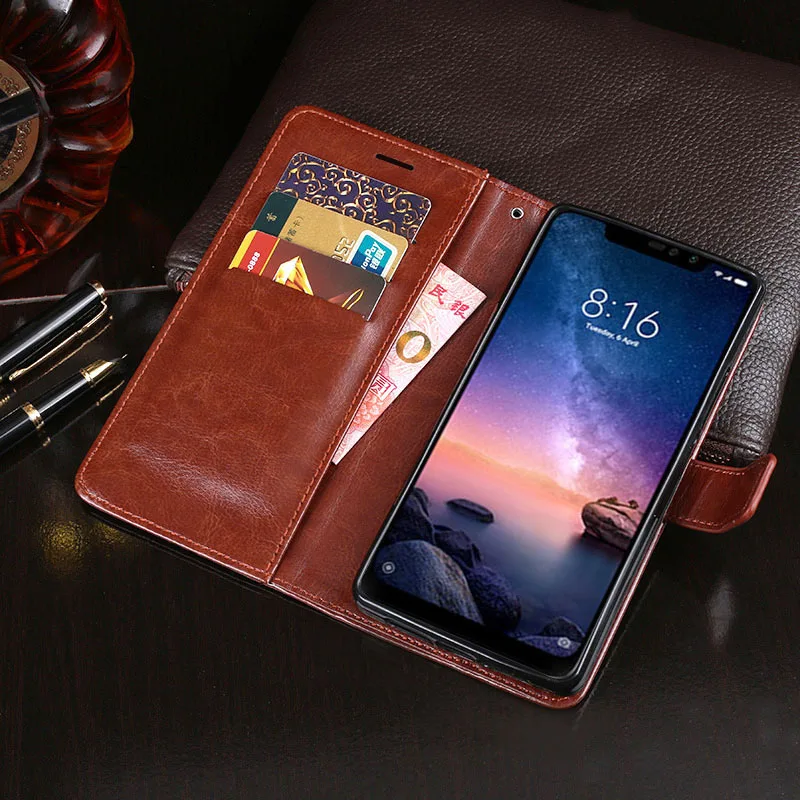 

Cute Case For Xiaomi Redmi Note 6 Pro Business Case PU Leather Flip Cover For Redmi Note6 Pro Waller Case Flip Cover