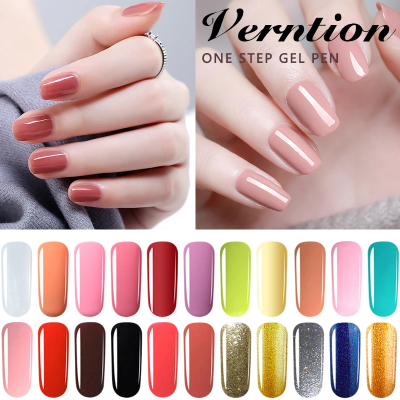 

CATUNESS Nail Art Dust Powder Brush Pen Glitter One Step Nail Gel Polish Hybrid Manicure Tool Blush Makeup Cosmetic Foundation
