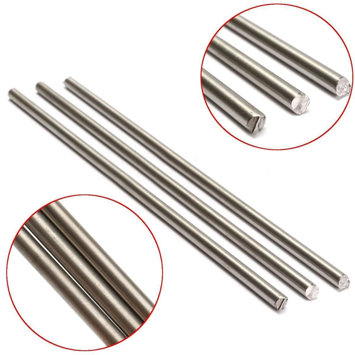 DWZ  New 7*250mm TC4 Titanium 6al-4v Round Bar Ti Gr.5 Rod Stick Grade 5 0.275" * 10"