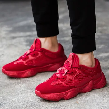 

Ins Super Hot Hip Hop Men's Shoes Versatile Summer Breathable Casual Sports Shoes Handsome Cool and Show Personality Men' Shoes