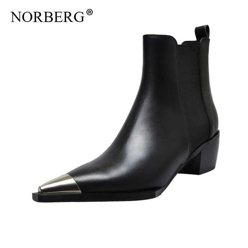 

woman Chelsea Boots Women Genuine Cow Leather Pointed Toe Ankel Boots for Women Black Autumn Booties Ladies white Handmade Shoes