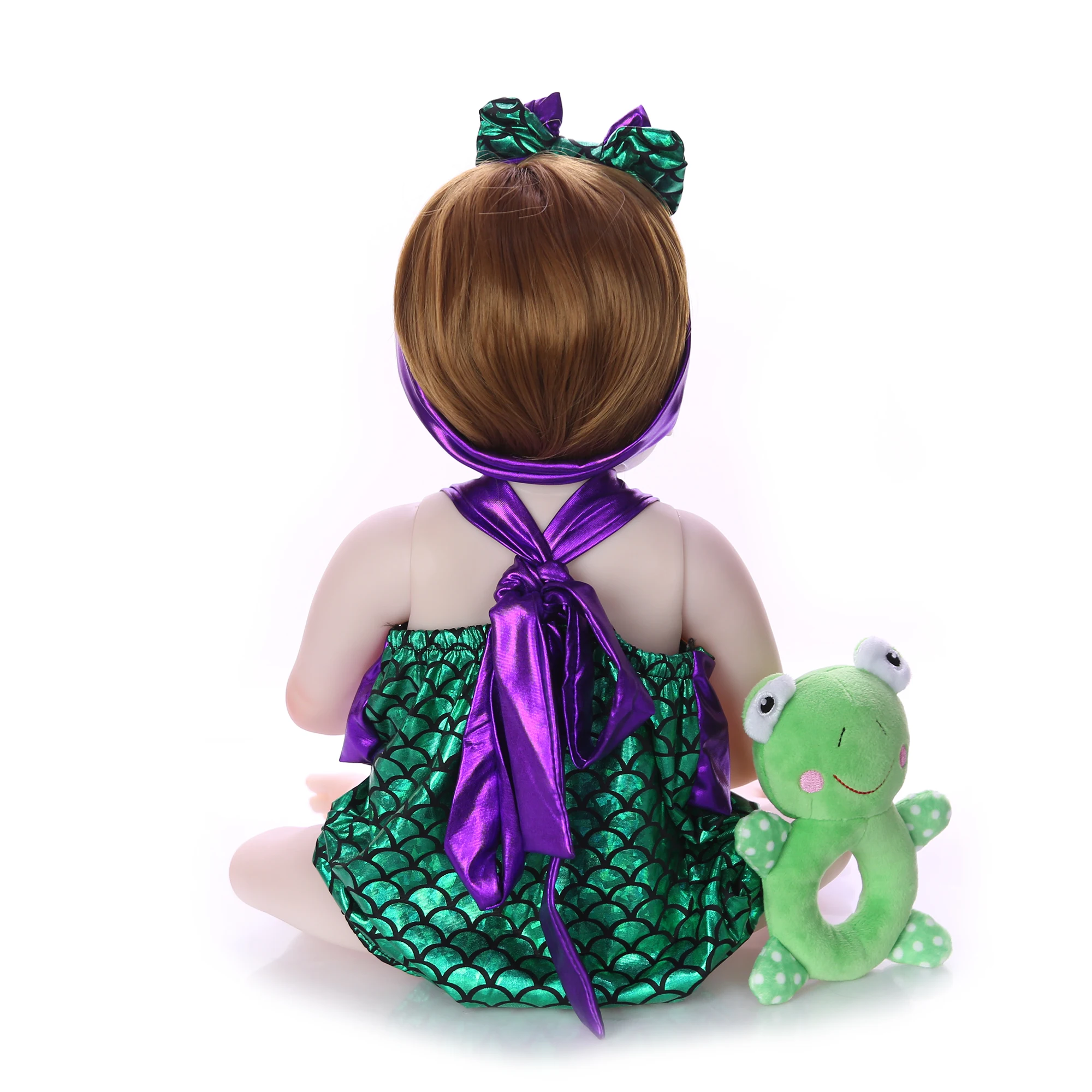 Новый дизайн KEIUMI полный Силиконовый Reborn Menina Косплей Русалочка милый Baby кукла для