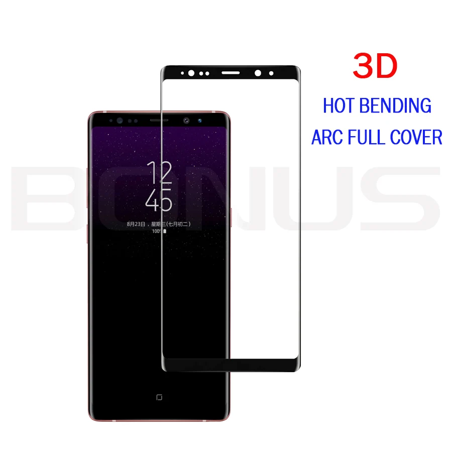 

10pcs/Lot Tempered glass Protective glass for Galaxy Note 8 Screen film for Samsung Note 8 Screen protector for Samsung Galaxy