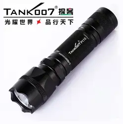 TANK007 PT10 Cree XM-L Q5 230 люмен 5-режимы тактический охота светодиодный фонарик 1*18650 Батарея + диффузор