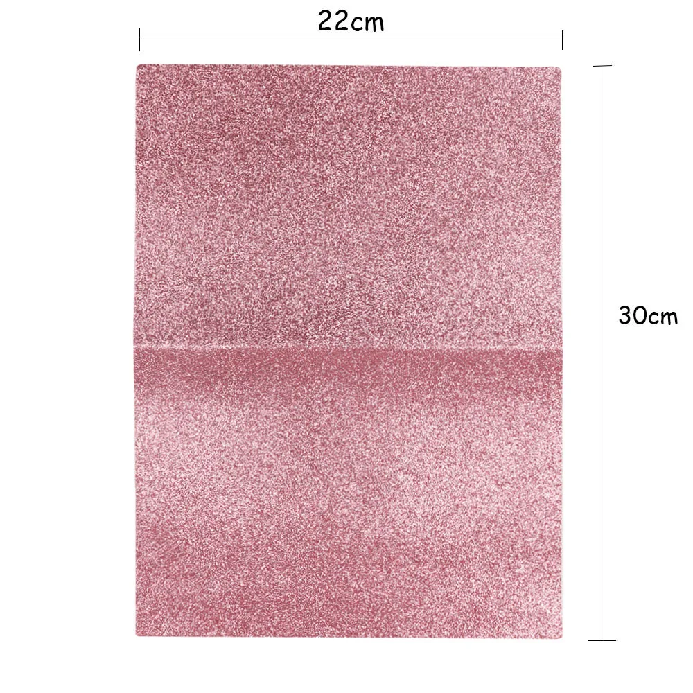 22 см* см 30 см розовый Синтетическая кожа ткань лист твердый блеск смешанный Pu ткань для DIY Мини волос бант ткань материалы ручной работы