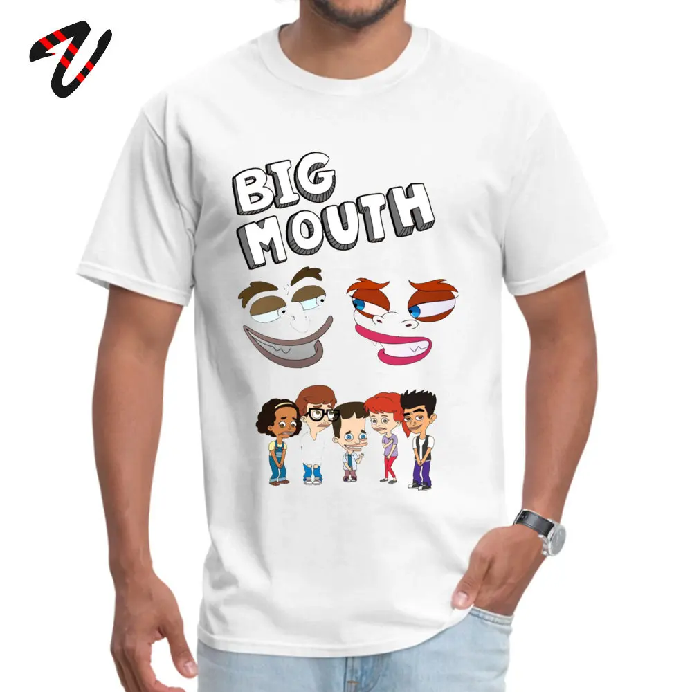  Design T Shirt Prevailing Short Sleeve Young T Shirts TpicOriginaltitle Simple Style April FOOL DAY Tops Shirts Crew Neck Big Mouth Monsters16284 white