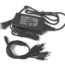 8 Порты AC/DC 1 до 8 DC блок питания 12V 5A адаптер для камеры видеонаблюдения штепсельная вилка стандарта США