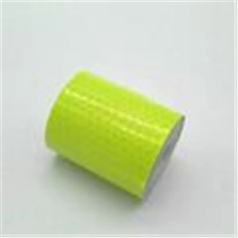 Fluorescent green Срок службы: 5-7 лет, Новая высококачественная Светоотражающая виниловая самоклеящаяся лента высокого качества, много цветов и размеров на выбор - Цвет: Fluorescent green