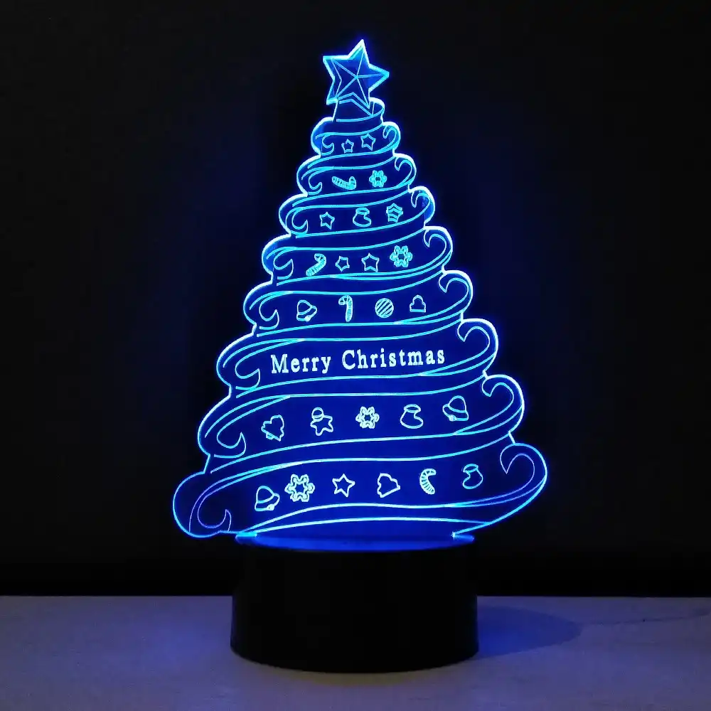 luces navidenas 3d de noche para ninos lampara led de mesa lamparas decorativas creativas interruptor tactil luminaria regalos