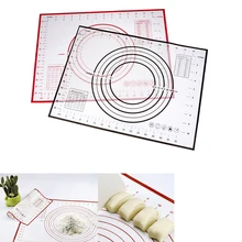30*40 противень стеклянные вкладыши коврик для замеса теста антипригарные силиконовые коврики для выпечки коврик для пиццы мастика для торта Приготовление выпечки инструмент