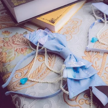 

2019 Real New Original Design Lolita Mermaid Kyi Deep-sea Paean To Form A Complete Set Of Tire Bnt Hair Hoop Kc Band