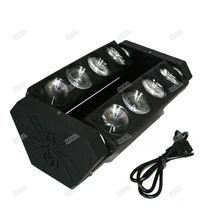 Новинка горячая распродажа движущийся головной свет 8*10 Вт Cree светодиодный паук Dmx RGBW для сцены резкий свет 8 шт./партия