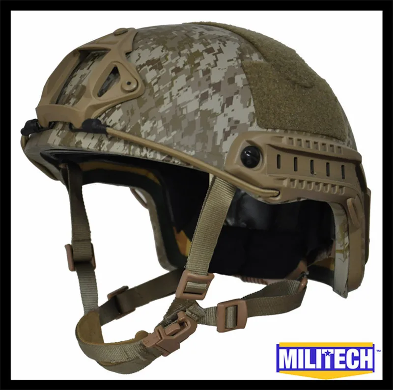 US $289.99 ISO Certified MILITECH AOR1 Deluxe Worm Dial NIJ level IIIA FAST High Cut Ballistic Aramid Helmet With 5 Years Warranty DEVGRU