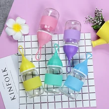 1 стекло для ПК чашка бутылка для питьевой воды монолайер мода прозрачный мультфильм для домашнего офиса(случайный цвет