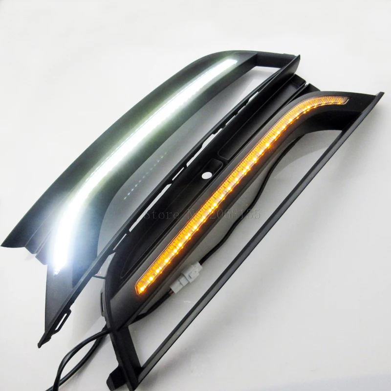 2Pcs/Lot New Car Styling Daytime Running Light For VW Passat DRL 2012-2015 Passat B7 LED DRL LED Fog Light Front Lamp