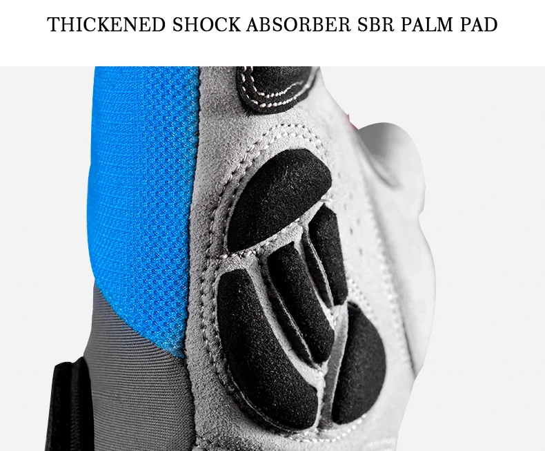 ROCKBROS Cycling Anti-slip Anti-sweat Men Women Half Finger Gloves Breathable Anti-shock Sports Gloves MTB Bike Bicycle Glove