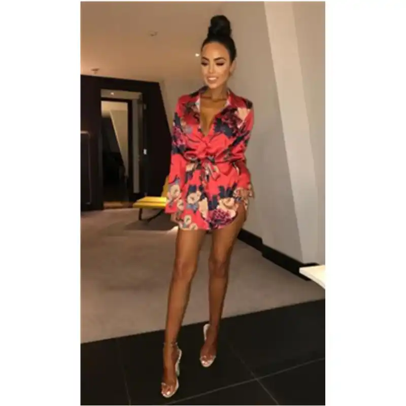 flower t shirt dress