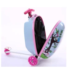 Carrylove 16 дюймов дети носить на скутере чемодан милая сумка в виде скутера для детей