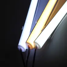 5 шт. 50 см светодиодный светильник для бара 5730 5630 л алюминиевый светодиодный светильник с жесткой полосой 12 В постоянного тока для настенного уголка кухни под шкаф светильник