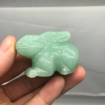 

1pcs Green 100% Natural A Jade jadeite pendant Zodiac Rabbit