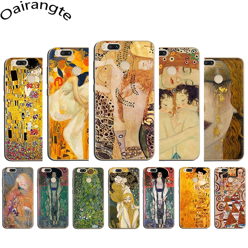 

Gustav Klimt Hard phone Case for Xiaomi 5 5S 5X 6 6X 8 A1 A2 Lite 9 9se Mix 2S F1 Max 3 9T A3 Pro CC9e