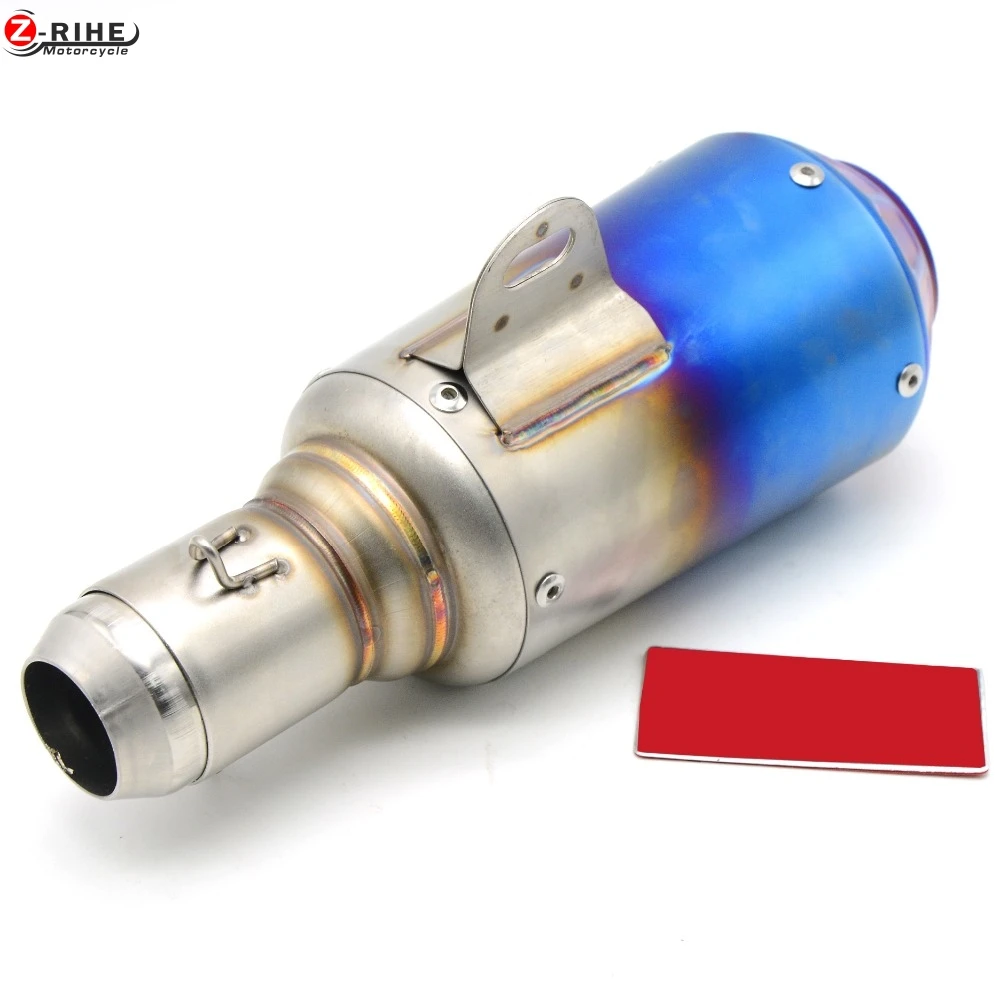 

36-51MM Universal Motorcycle Exhaust Carbon Motorbike Exhaust Pipes Bike Muffler For BMW ktm suzuki yamaha honda kawasaki ducati