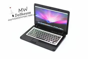 

Doll Accessories for Blyth 1/6 1/12 doll notebook Miniature scene model doll house accessories mini computer 46cm*30cm