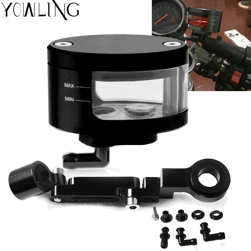 

Universal Motorcycle Brake Fluid Reservoir Tank with Oil mounting kit For BMW S S1000 1000 1000R 1000RR R RR S1000R S1000RR