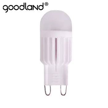 Goodland G9 LED Lamp 220 V 5 W 7 W LED Licht Keramische High Power Crystal Kroonluchter Lichten 360 Graden Verlichting LED Lamp G9
