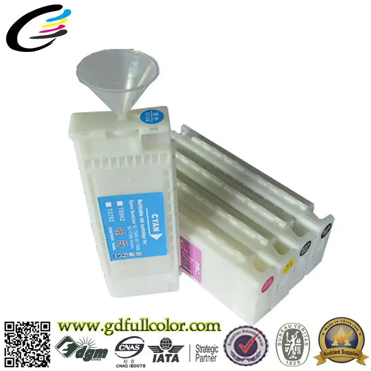 

Wide Format Refillable Inkjet Cartridge for Epson T3070 T5070 T7070 Ink Cartridge with Specialized Sublimation Ink 5 Liters