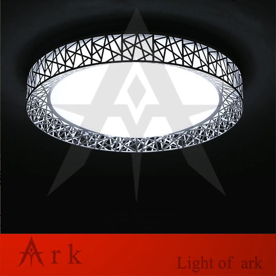 

Remote control wireless modern Minimalism round LED living bed children room ceiling lamp bird's nest