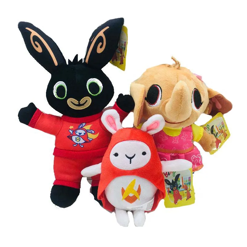 

3pcs/lot Bing Bunny Rabbit Sula Elephant Stuffed Animas Plush Toy