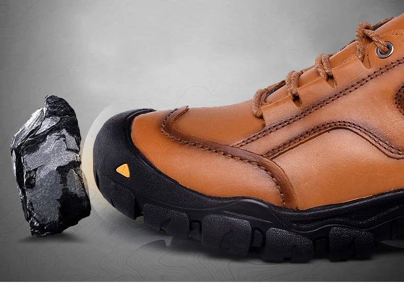 Зимняя уличная Водонепроницаемая походная обувь для кемпинга, альпинизма, кожаная обувь для рыбалки, походная обувь, мужские кроссовки