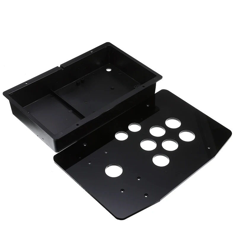 DIY Arcade Machine Joystick Acrylic Panel + Case Shell Set Replacement Parts