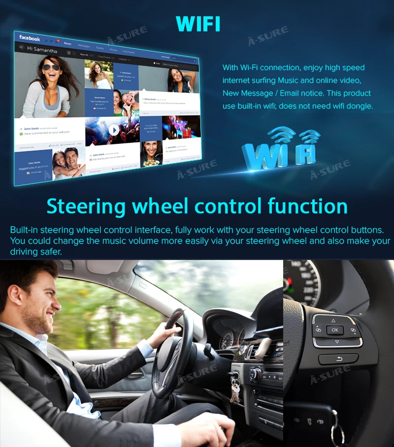 Flash Deal A-Sure 7 Inch 2 Din Android 8.1 Car Auto Radio GPS DVD Player Navigation For BMW E46 M3 318 320 3 Series Coupe Rover75 MG ZT 22