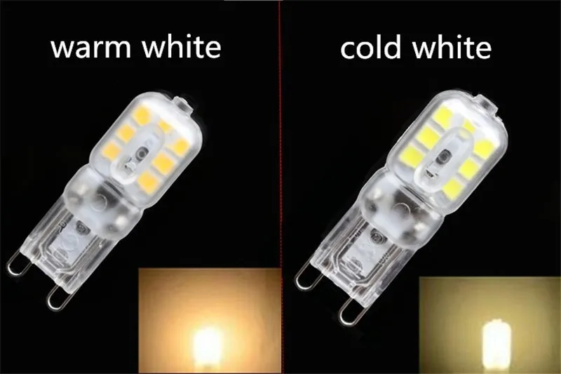 1X G9 светодиодный 5 Вт 7 Вт AC 220 V-240 V G9 светильник светодиодный лампы SMD 2835 светодиодный g9 светильник заменить 30/Лампа, заменяющая галогенновую лампу 40 Вт светильник warmwhite холодный белый