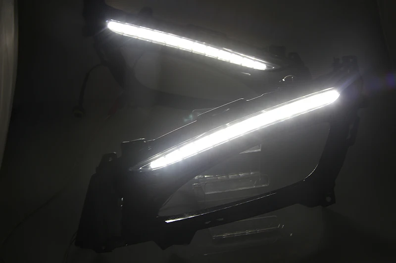 Cscsnl 2 шт. светодиодный DRL Габаритные огни 12В ABS Противотуманные огни крышка дальнего света аксессуары для KIA K5 2011 2012 2013