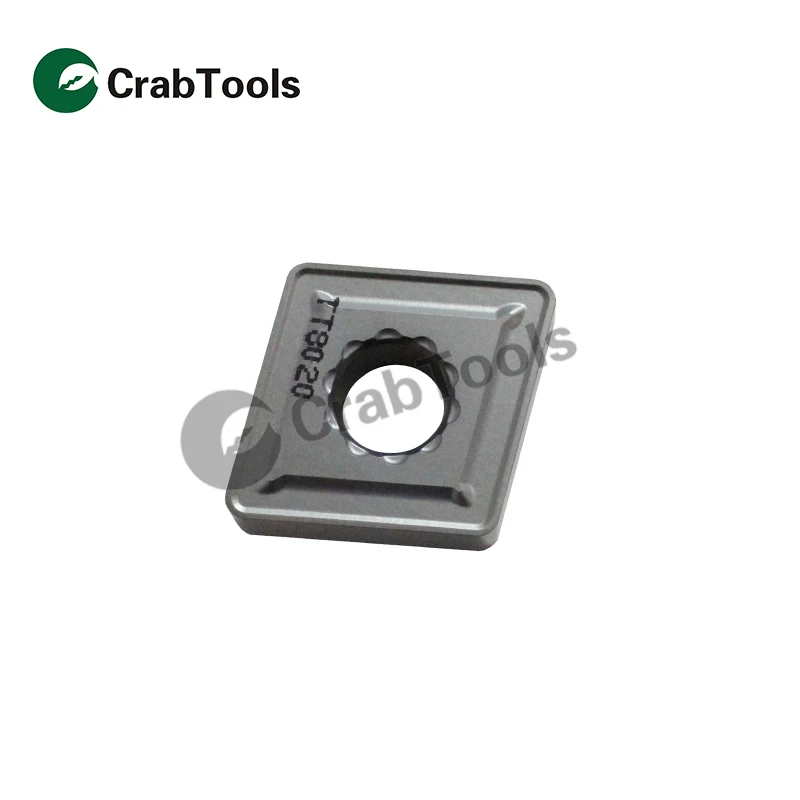 

Crab Tools Teagutec 10PC CNMG 190616 RT TT8020 Metal Turning Lathe Tools Turning Cutter Carbide Insert CNC Tool Tip Machine