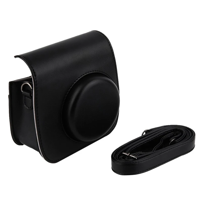 Leather Camera Bag Case Cover Pouch Protector Shoudler Bag For Polaroid Photo Camera For Fuji Fujifilm Instax Mini 8 NEW (2)