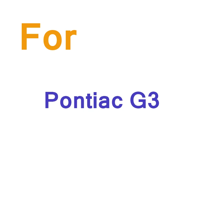 Cawanerl полный автомобиль уплотнение края Отделка Резиновый Уплотнитель звук контроль уплотнение прокладки комплект для Pontiac G3 G8 Vibe Grand Prix - Цвет: For Pontiac G3